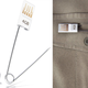 Illustration for article titled Safety Pin Flash Drive Makes an I-Always-Lose-Things Fashion Statement